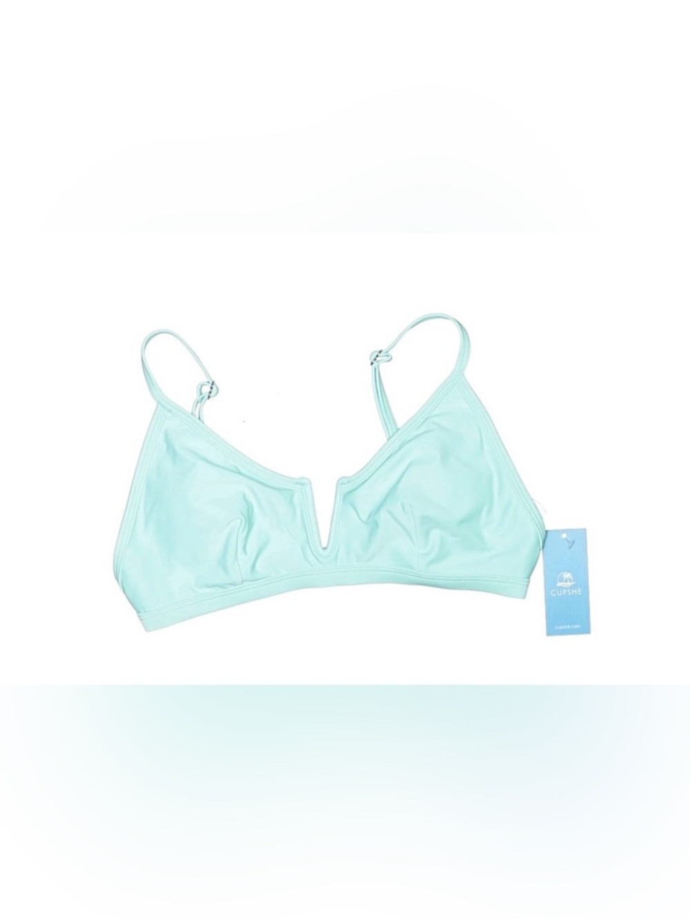 New cupshe Emerge V-Wire Bikini Top & Cheeky High Waist Bikini Set - Picture 6 of 12